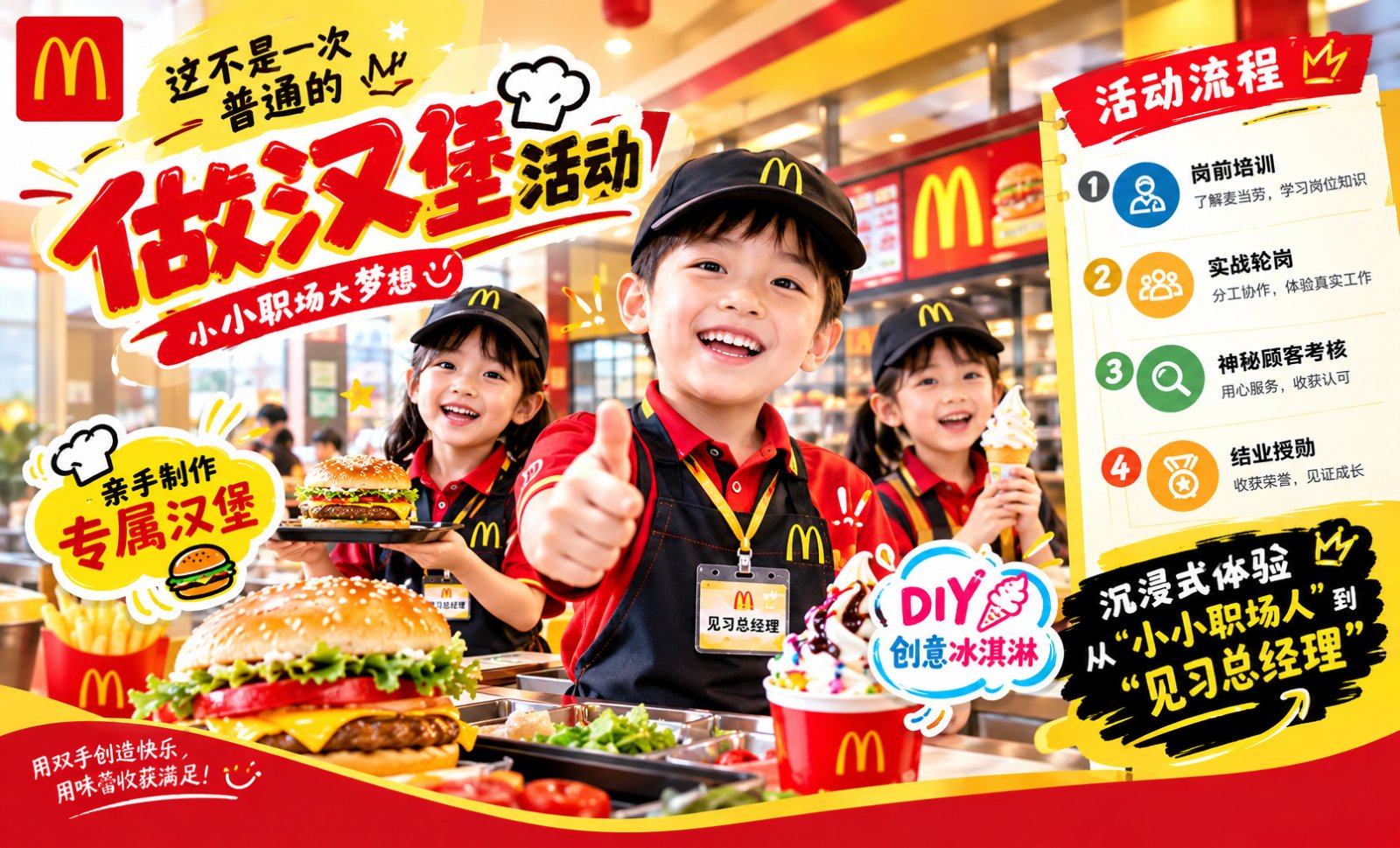 【11月14日】麦当劳职业体验半日营—小小总经理