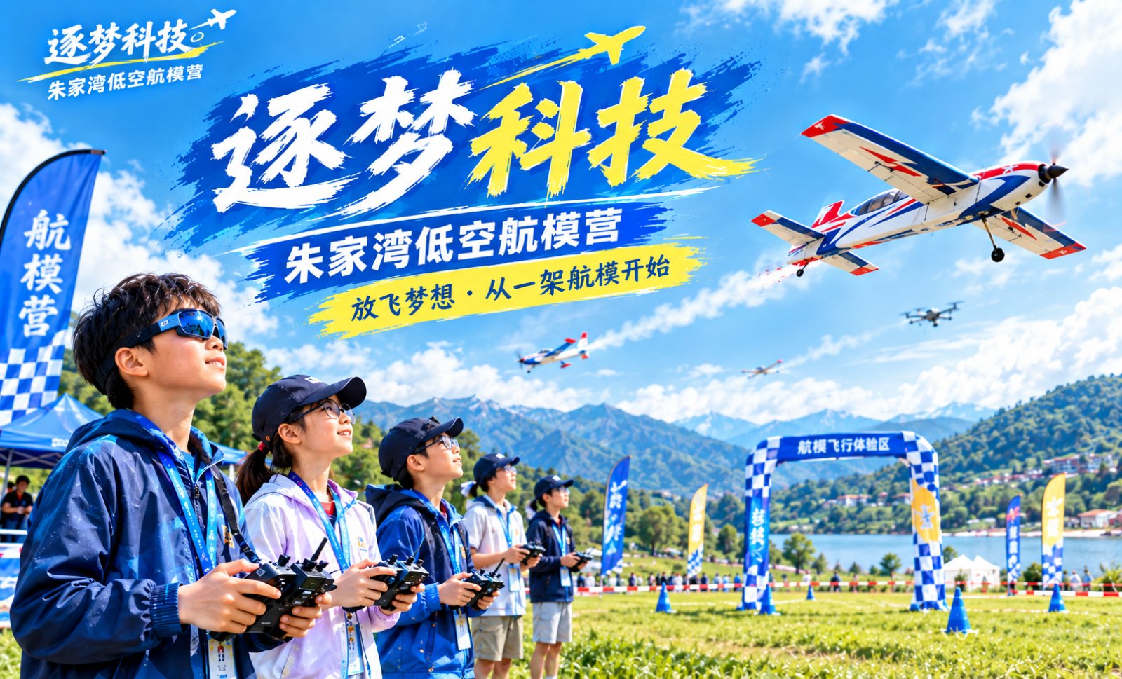 【10月6日】航模竞速 · 逐梦科技  朱家湾低空航模营主图