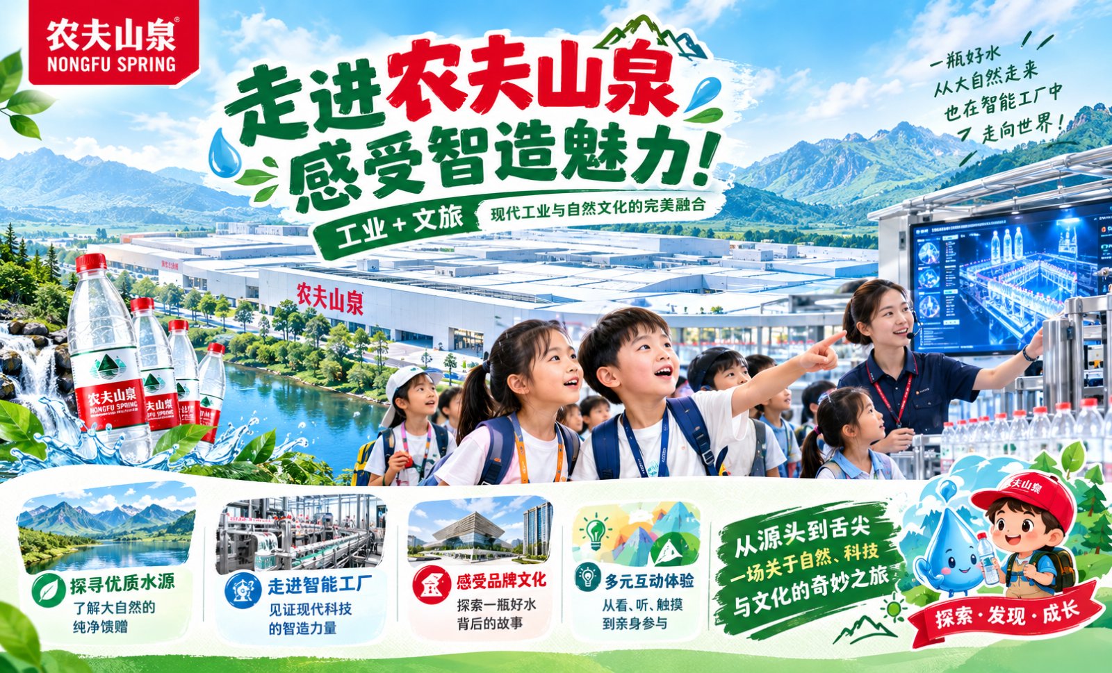 农夫山泉工厂—1瓶水的旅程主图